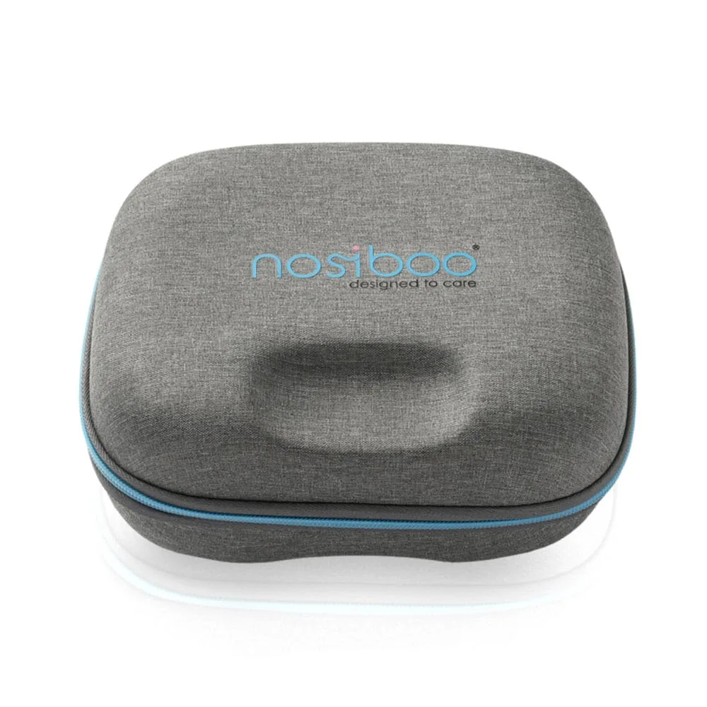 A top view of a closed Nosiboo Bag Go Travel Case.